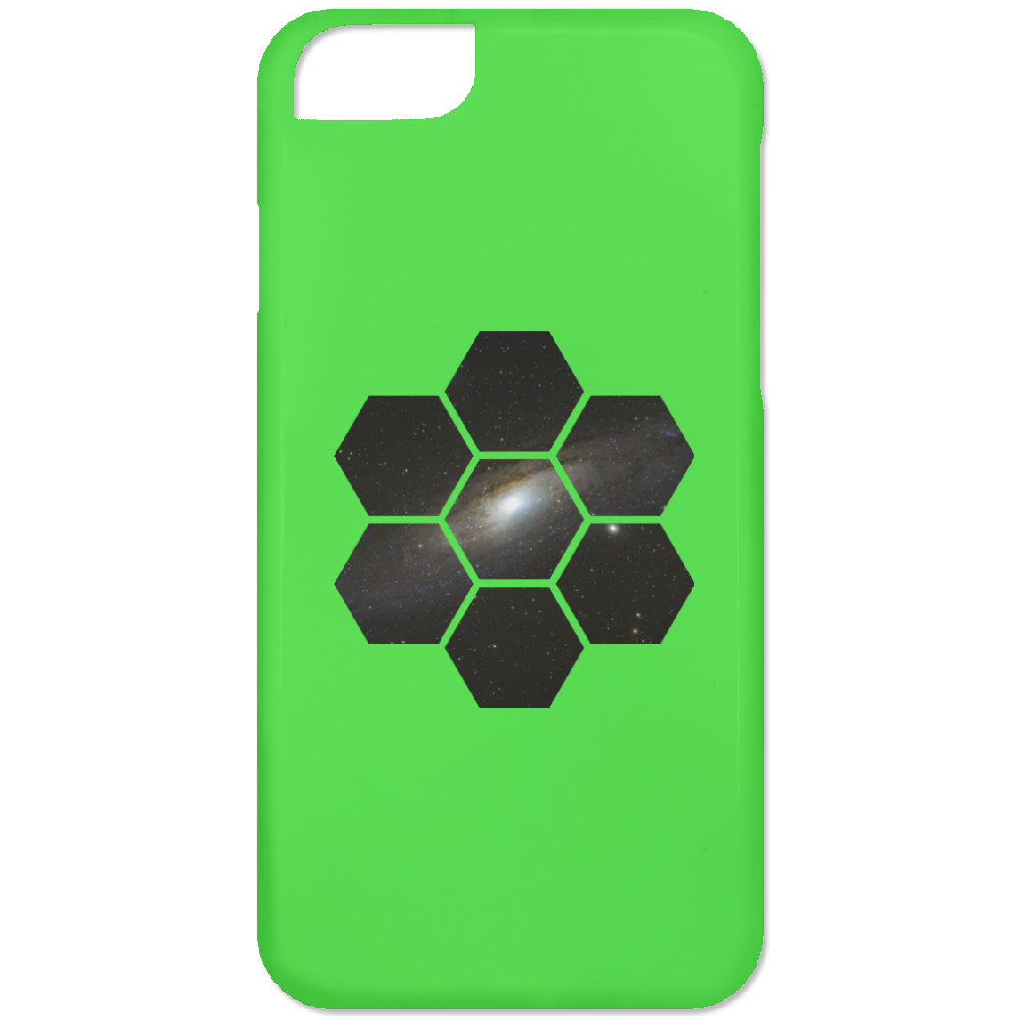 Galaxia hexagonal de Andrómeda (funda para teléfono)